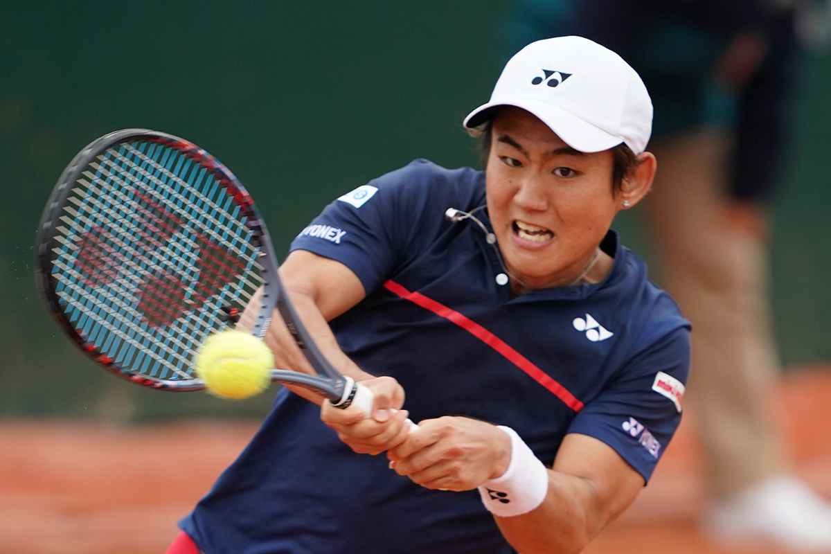 西岡良仁がパリ大会で2回戦進出 全日本選手権で優勝した中川直樹
