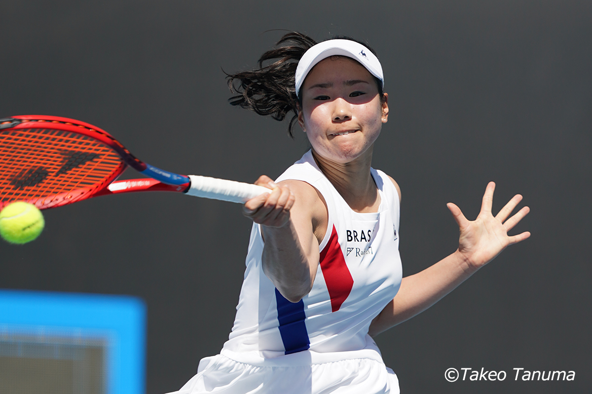 日比野菜緒が逆転勝ち、2年連続で全豪OP2回戦進出