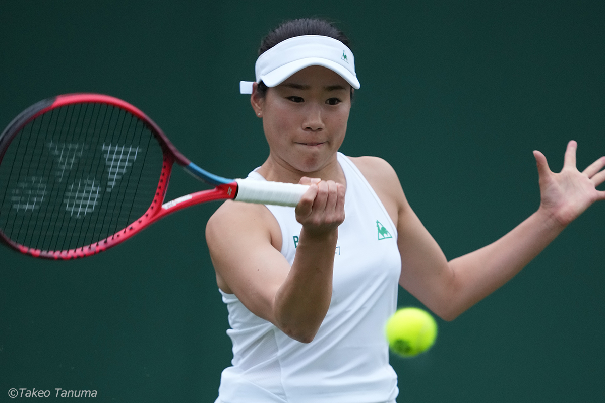 日比野菜緒 サスノビッチにストレートで敗戦 グランドスラム初の3回戦進出ならず ウィンブルドン