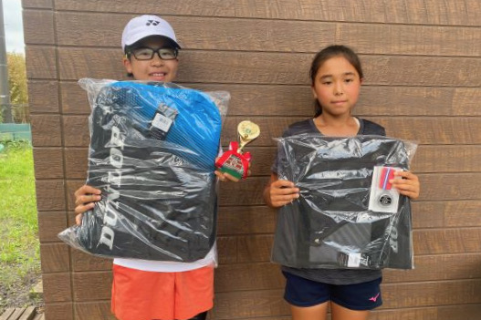 12歳以下女子シングルス優勝の