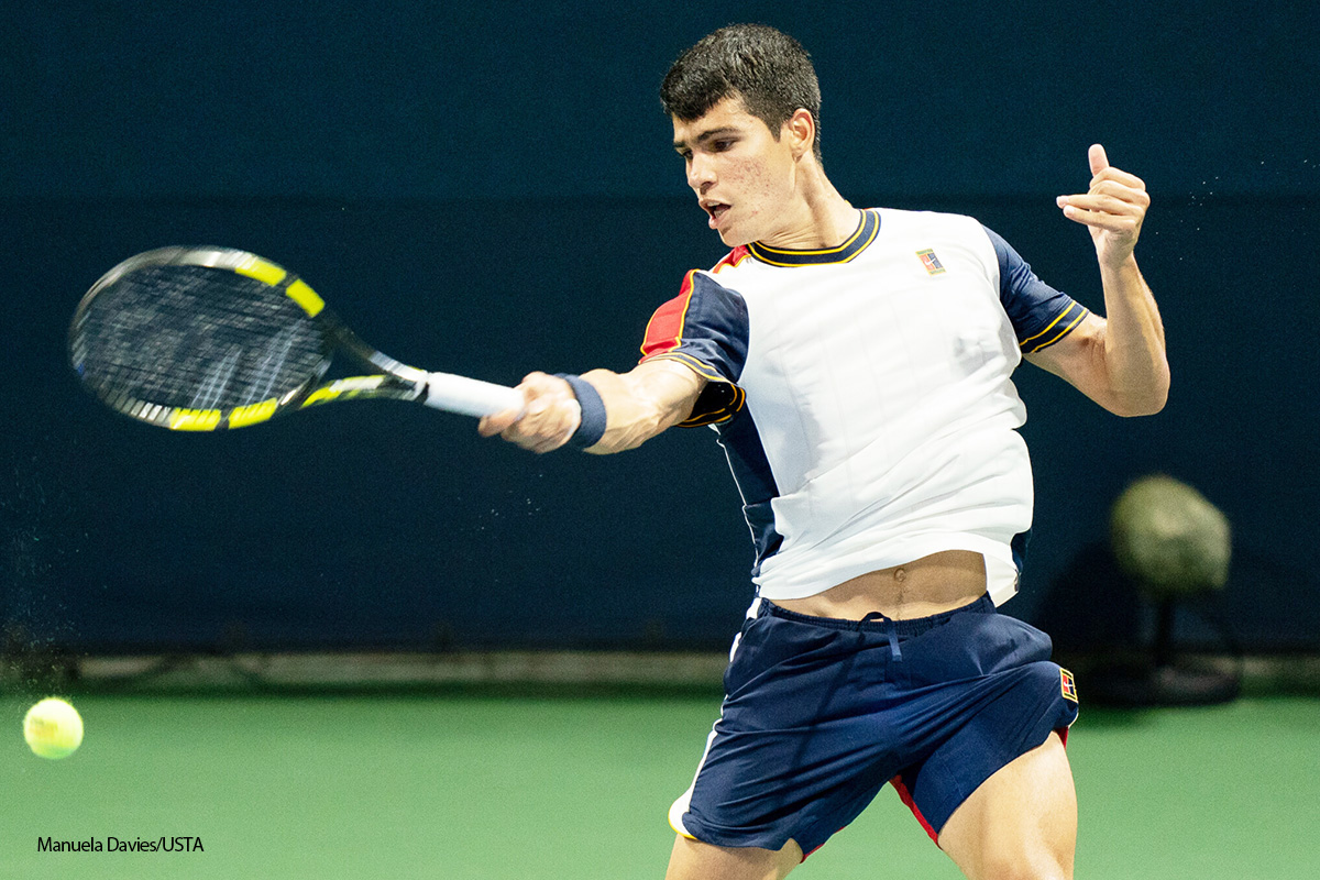 18歳アルカラスが第26シード、ノリーにストレート勝利でUS初の2回戦へ