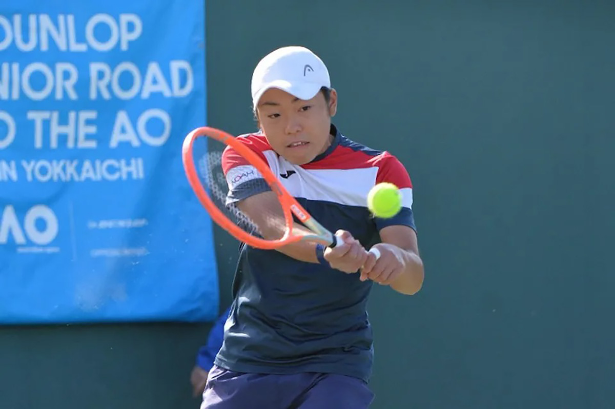 原﨑朝陽選手(ノア・テニスアカデミー神戸垂水)にインタビュー 全豪 
