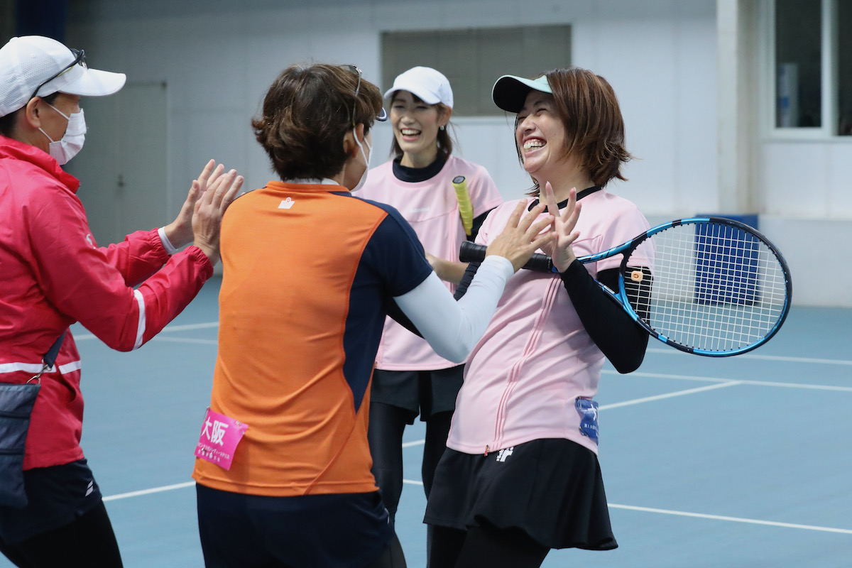 「第19回ピンクリボンレディーステニス大会by Admiral全国決勝大会」大阪が初優勝を果たす！