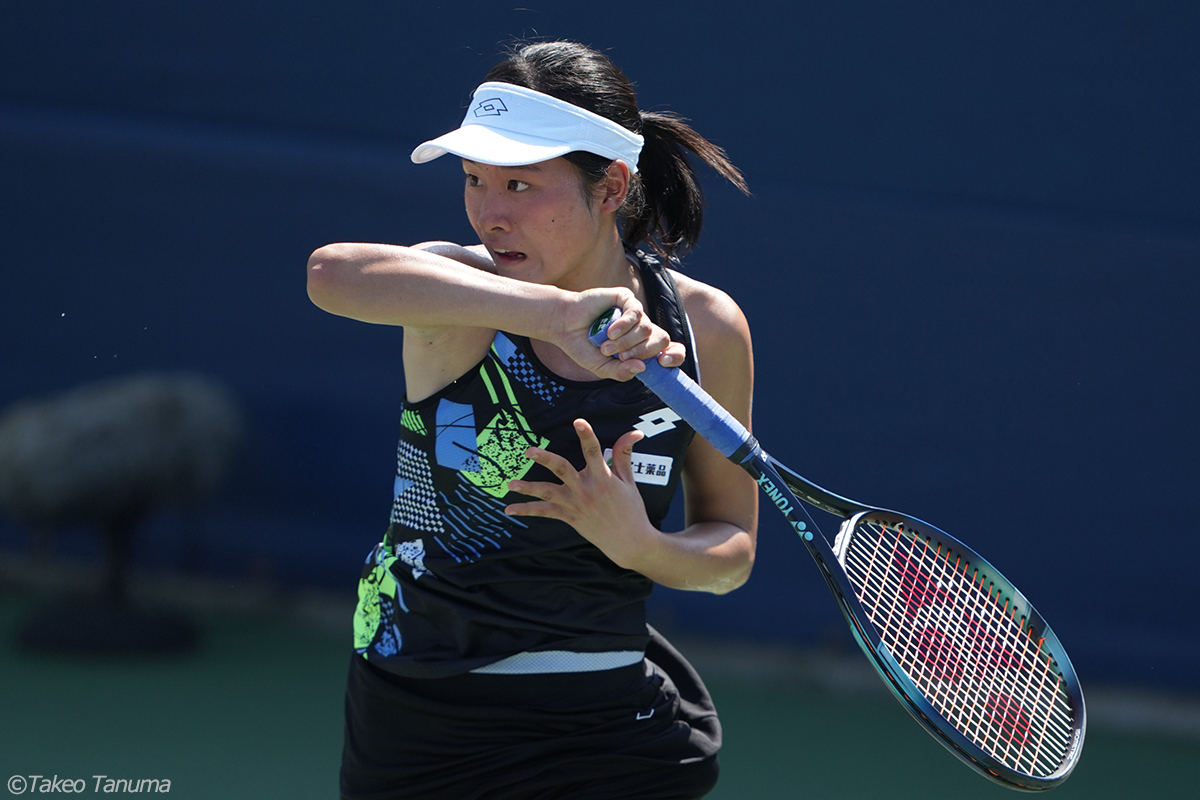 ジュニア世界ランク最高2位の齋藤咲良を指導する松田隼十コーチ、3度の