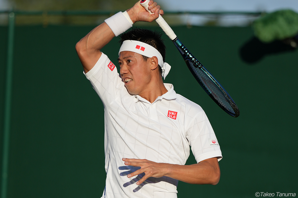 錦織圭、2日がかりの初戦は世界76位にフルセットの敗戦。3年ぶりの