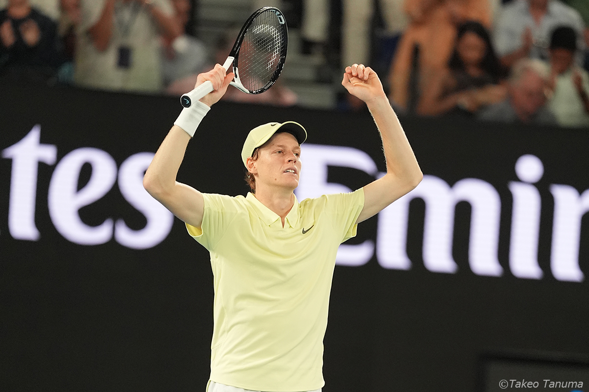 シナー、ズベレフとの頂上対決を制して全豪連覇！イタリア人最多の