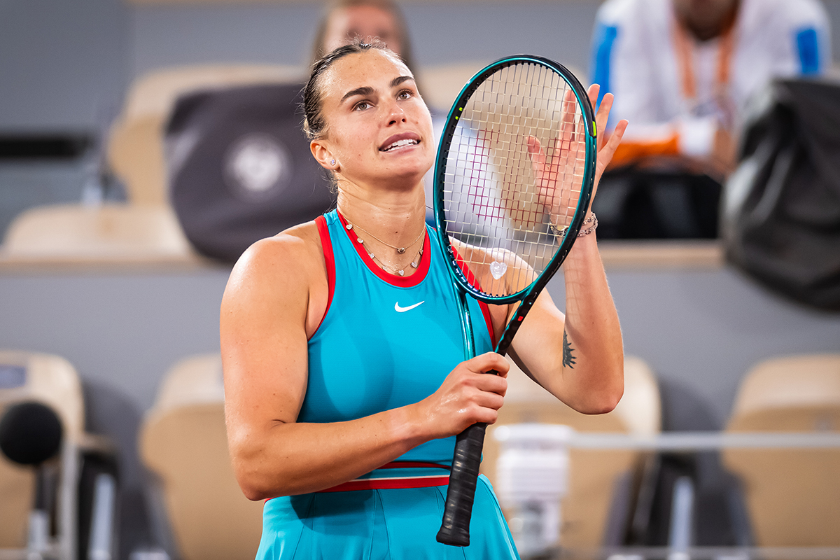 世界1位サバレンカ、オープニングマッチで1ゲームしか失わず初戦突破