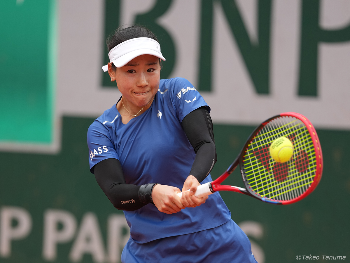 日比野菜緒がグランドスラムで4年ぶりの白星！内島萌夏との日本人対決