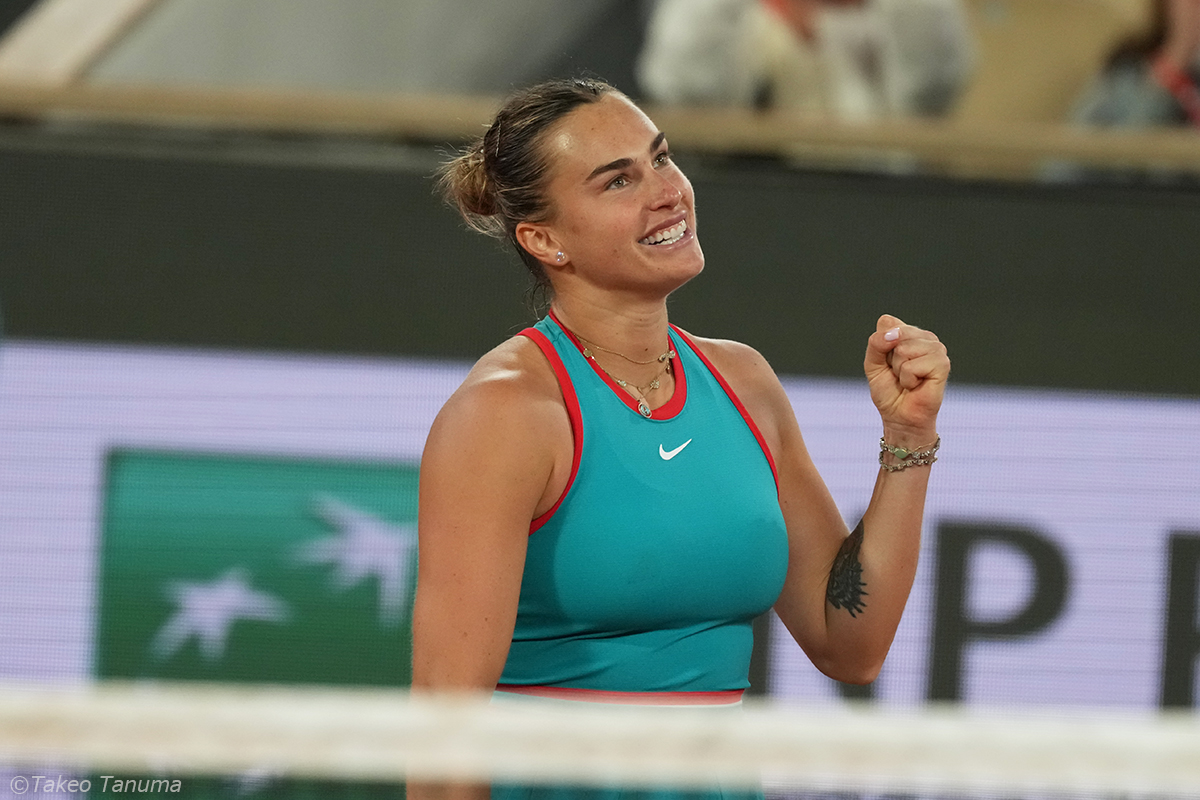 女子テニス チャンピオン　アリーナサバレンカ　直筆サイン入りフォト テニス＝サバレンカ、選手たちの全仏ボイコットの可能性に言及 賞金