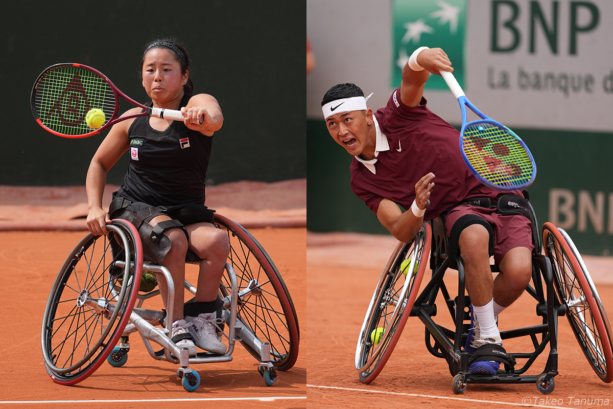 小田凱人、上地結衣の男女世界1位が全仏オープン4強