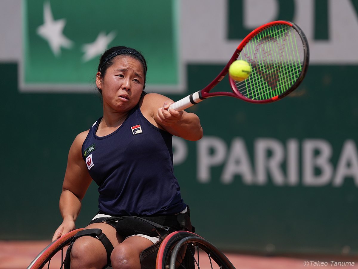 上地結衣、グランドスラム通算32度目のタイトル！全仏オープン単複制覇