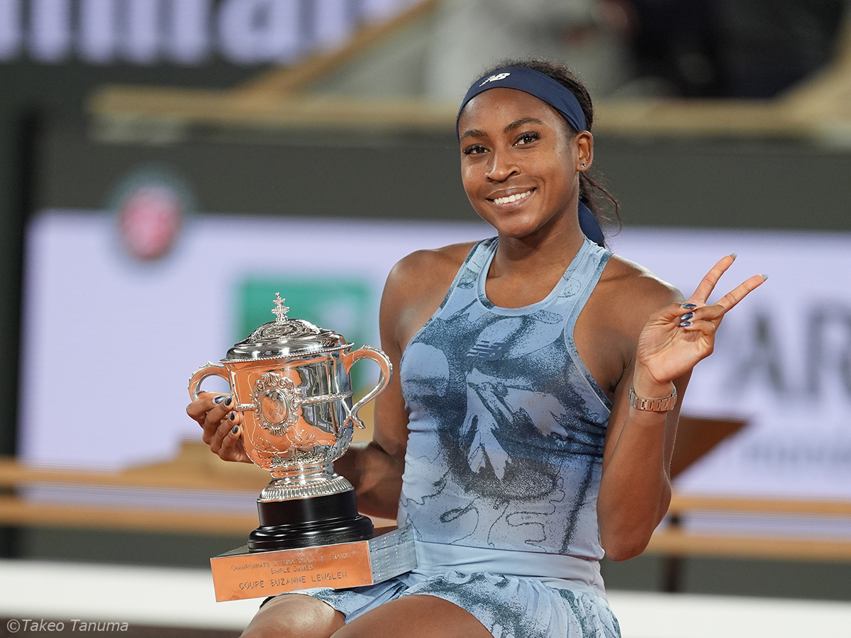 ガウフ、世界1位サバレンカとの熱戦を制して全仏オープン初優勝！3年前