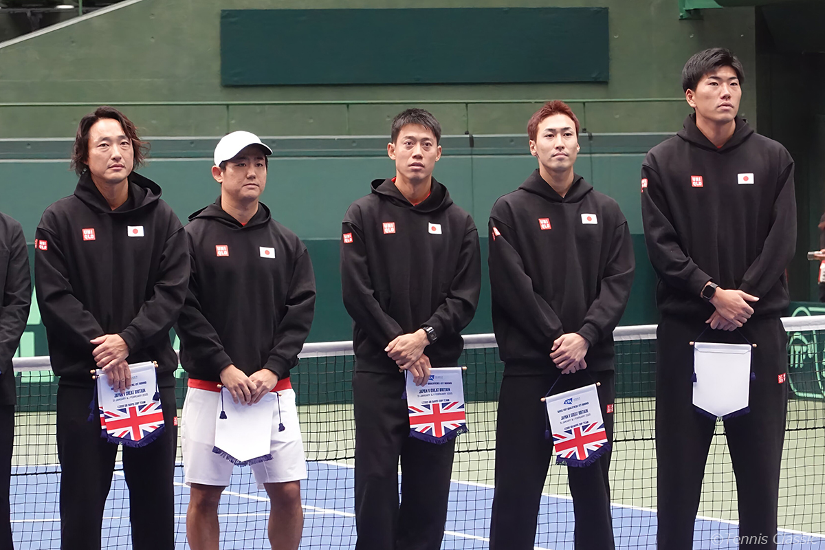 テニス 日本代表ジャージ ダンロップ デビスカップ テニス 日本代表