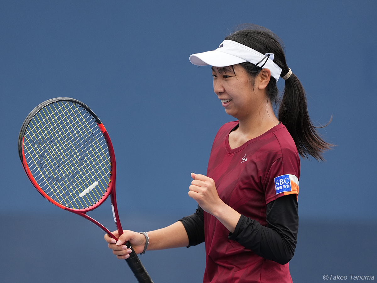 伊藤あおい、フルセットマッチを制して全米オープン初出場に王手