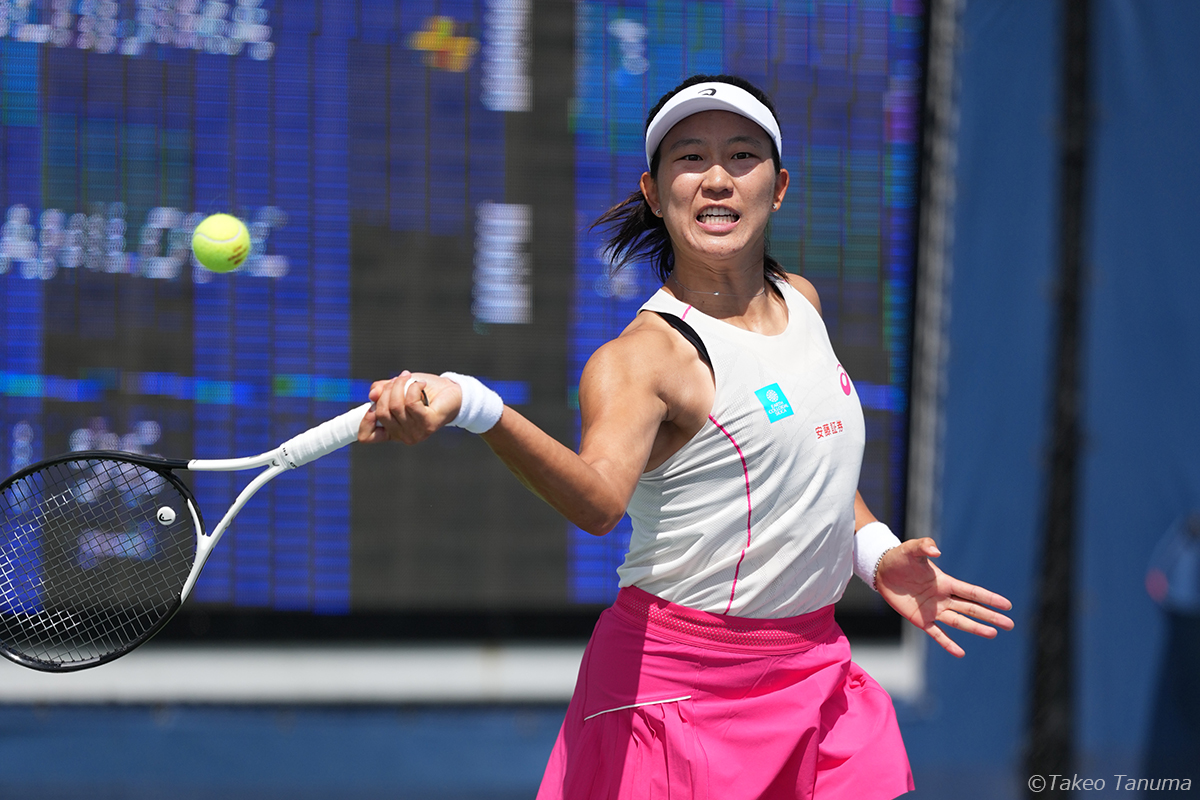内島萌夏 3時間9分の死闘制して2年連続初戦突破！7度のマッチポイント