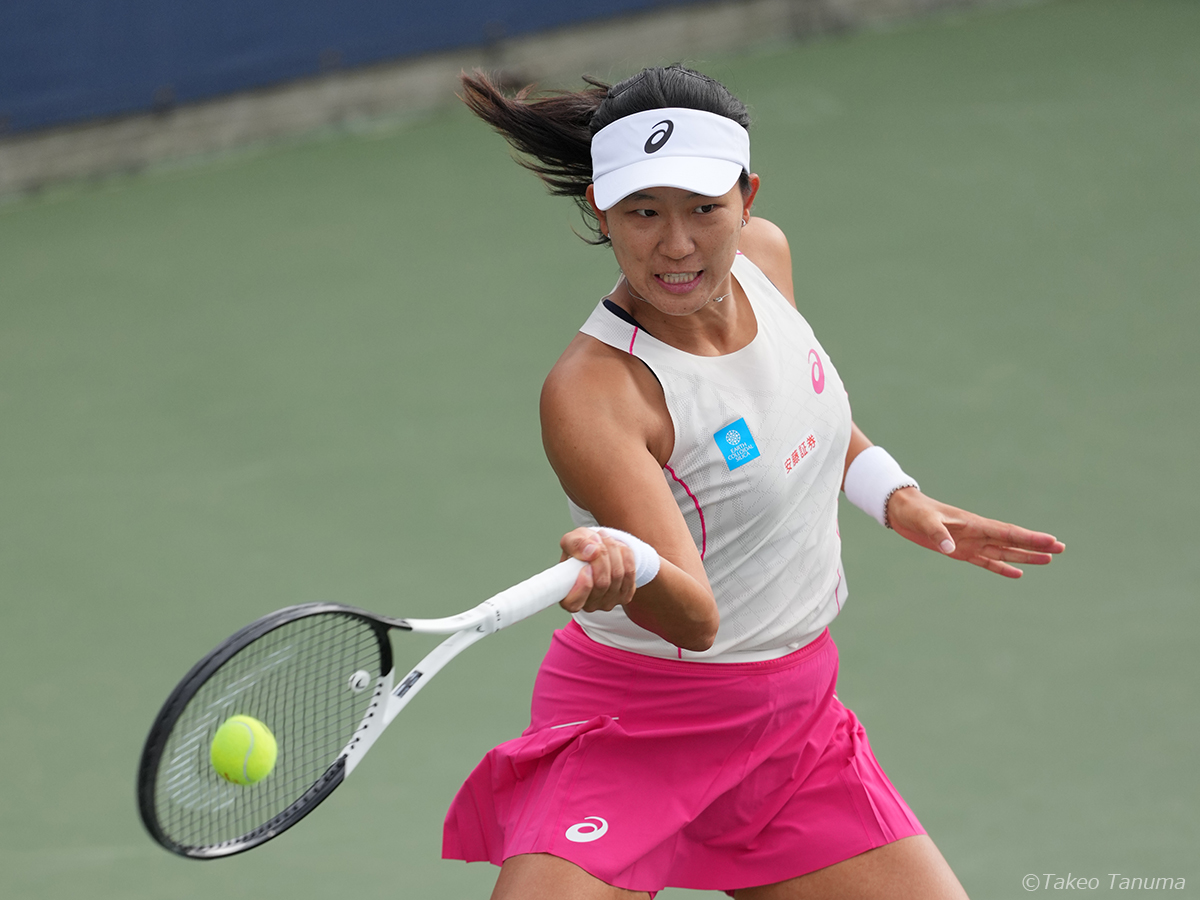 約3か月半ぶりに白星を手にした内島萌夏はグランドスラム2冠の