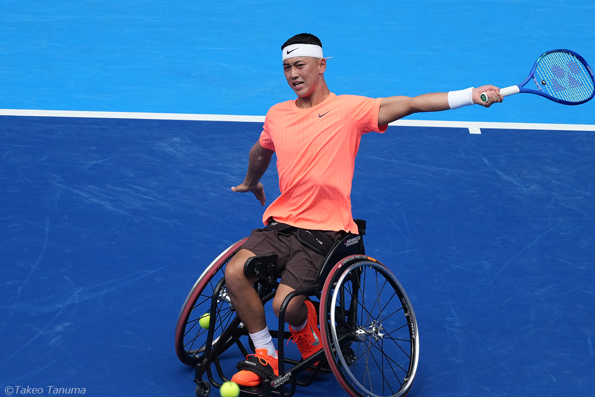 【US:Mサイズ】小田凱人選手　2023全仏オープン着用モデル 全仏テニス・車いすで小田凱人が優勝 4大大会最年少制覇 | 毎日新聞