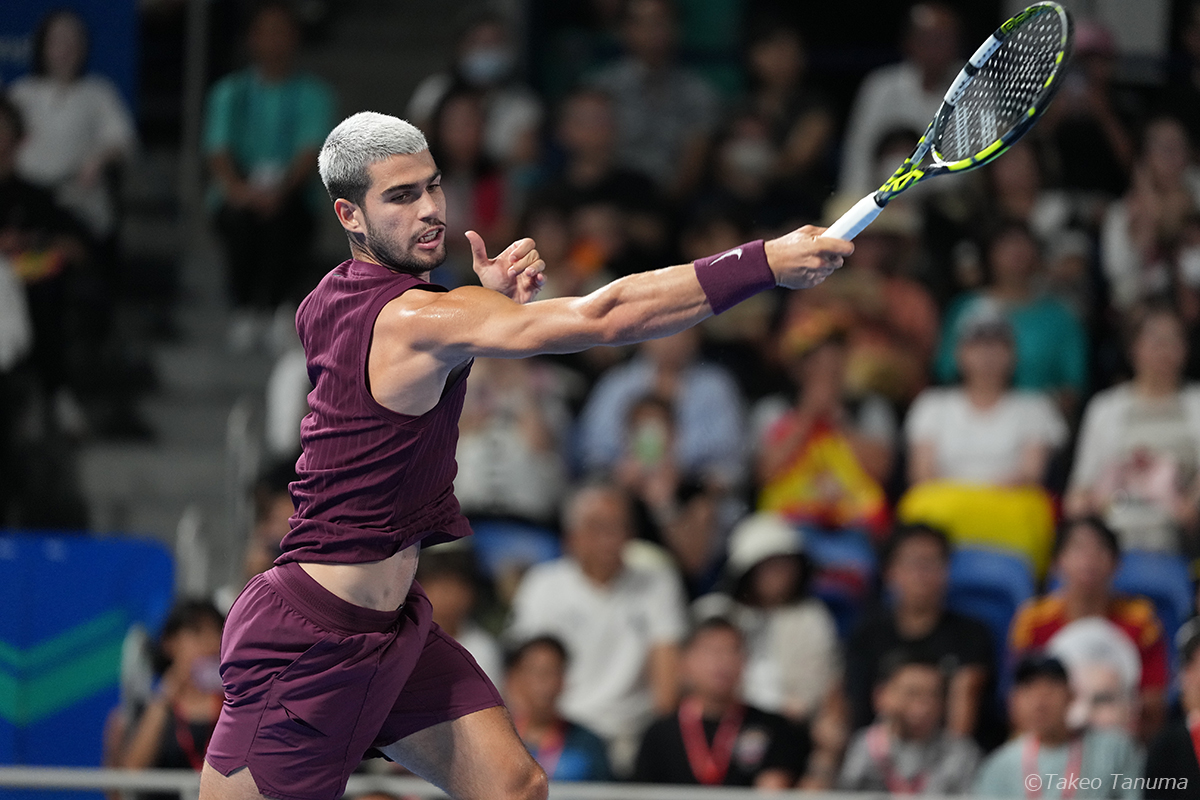 アルカラス選手 直筆サイン入りトートバッグ ジャパンオープン 木下