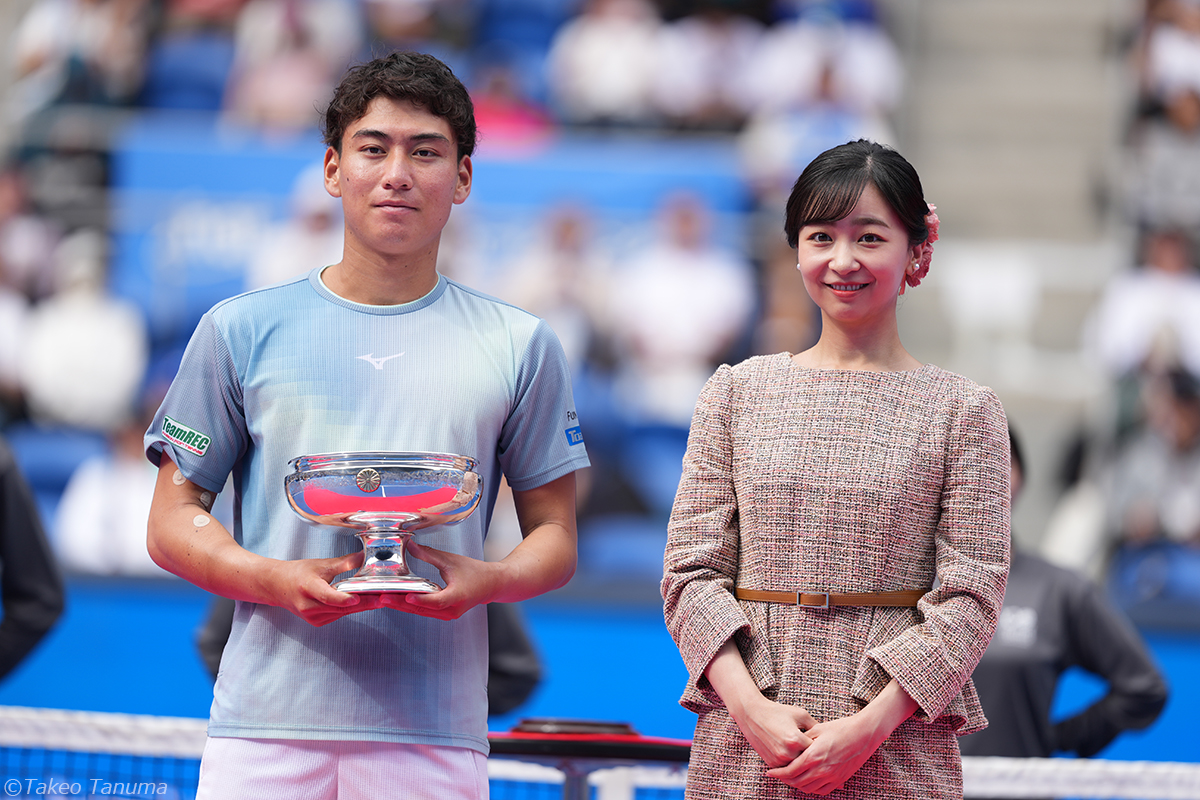 田口涼太郎が全日本タイトル奪取、野口政勝とのダブルスも制して男子