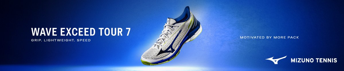 ミズノテニスフラッグシップモデルがアップデート。「WAVE EXCEED TOUR
