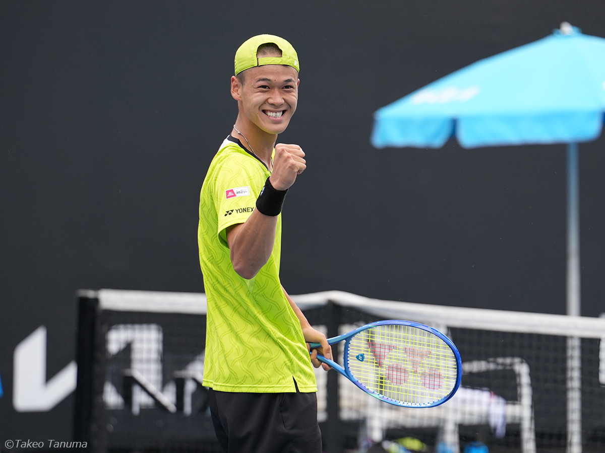 19歳・坂本怜が自身初のグランドスラム本戦進出！予選3試合ストレート
