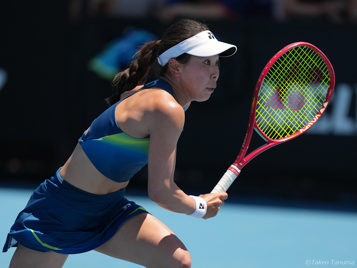 坂詰姫野、初めてののグランドスラム本戦は初戦敗退。序盤のチャンスを