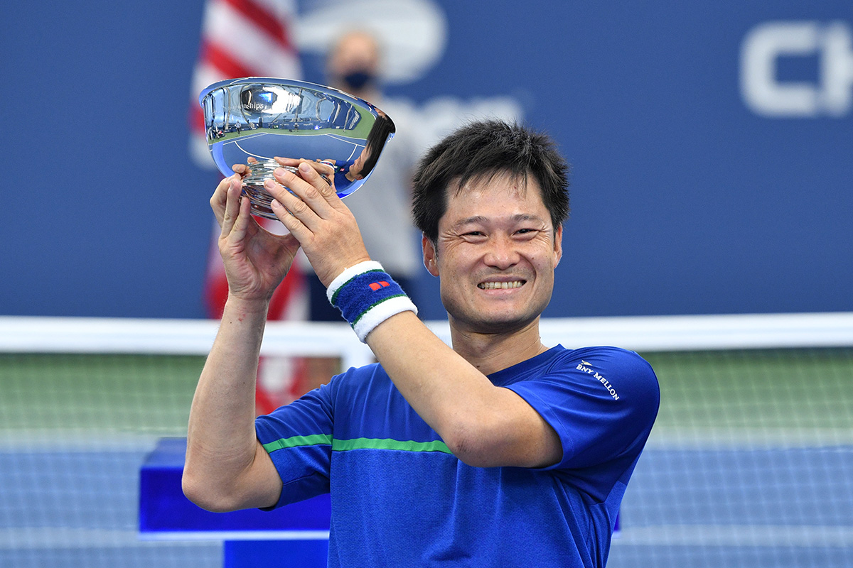 全米オープンテニス ゴードンリード 国枝慎吾 直筆サイン入り テニス太郎 国枝慎吾が5年ぶり7度目のUS制覇!! 上地結衣もダブルスで優勝＜US